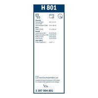 BOSCH 3 397 004 801 Wischblatt