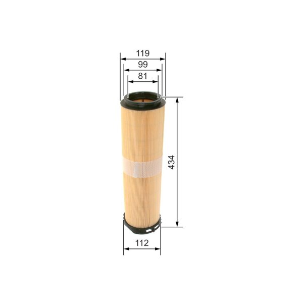 BOSCH 1 457 433 333 Luftfilter