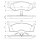 BOSCH 0 986 424 363 Bremsbelagsatz, Scheibenbremse