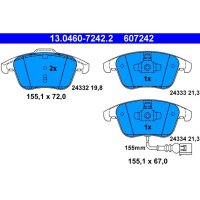 ATE 13.0460-7242.2 Bremsbelagsatz, Scheibenbremse