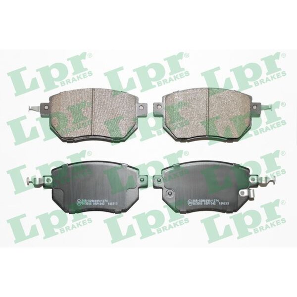 LPR 05P1342 Bremsbelagsatz, Scheibenbremse