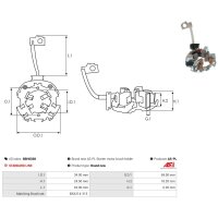 AS-PL SBH0038 Halter, Kohlebürsten