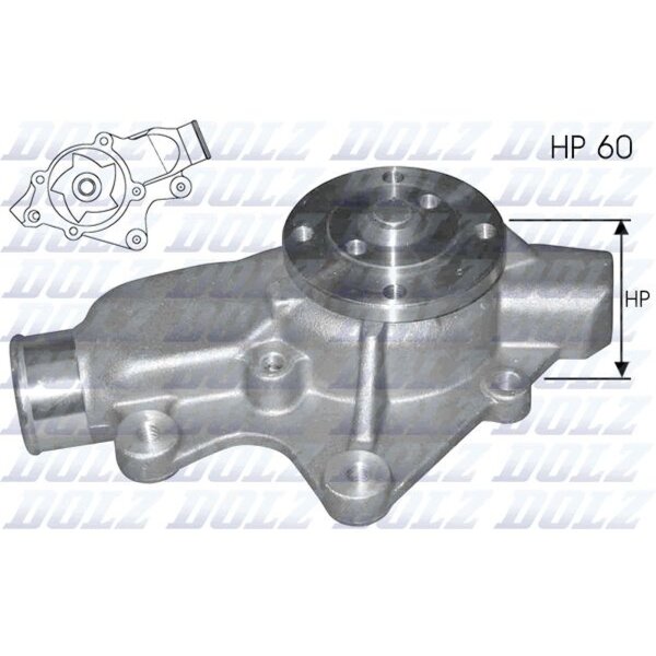 DOLZ J202 Wasserpumpe, Motorkühlung