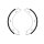 BOSCH 0 986 487 605 Bremsbackensatz, Feststellbremse