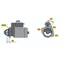 BOSCH 0 986 018 950 Starter