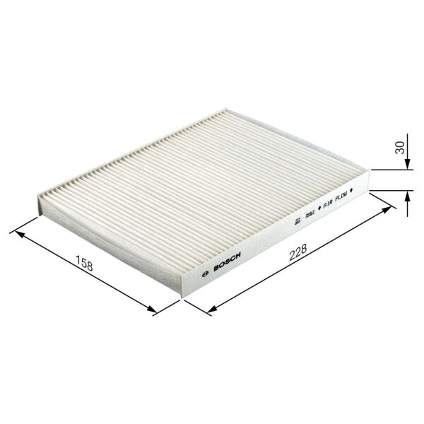 BOSCH 1 987 432 039 Filter, Innenraumluft