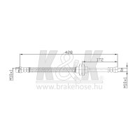 K&K FT0372 Bremsschlauch