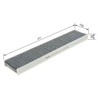 BOSCH 1 987 432 373 Filter, Innenraumluft