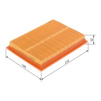 BOSCH 1 457 433 593 Luftfilter