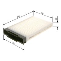 BOSCH 1 987 432 093 Filter, Innenraumluft