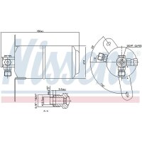 NISSENS 95025 Trockner, Klimaanlage