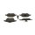 BOSCH 0 986 424 797 Bremsbelagsatz, Scheibenbremse