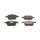 BOSCH 0 986 424 481 Bremsbelagsatz, Scheibenbremse