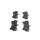 BOSCH 0 986 424 739 Bremsbelagsatz, Scheibenbremse