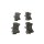 BOSCH 0 986 424 739 Bremsbelagsatz, Scheibenbremse
