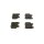 BOSCH 0 986 490 500 Bremsbelagsatz, Scheibenbremse