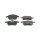 BOSCH 0 986 424 457 Bremsbelagsatz, Scheibenbremse