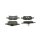 BOSCH 0 986 424 457 Bremsbelagsatz, Scheibenbremse