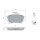 BOSCH 0 986 424 541 Bremsbelagsatz, Scheibenbremse