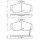 BOSCH 0 986 424 214 Bremsbelagsatz, Scheibenbremse