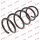 Fahrwerksfeder KYB RH2706 Vorderachse 355mm Schraubenfeder - 1 Stück
