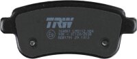 TRW GDB1791 Bremsbelagsatz, Scheibenbremse
