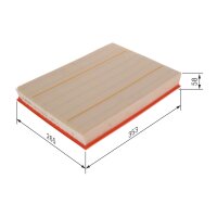 BOSCH F 026 400 055 Luftfilter