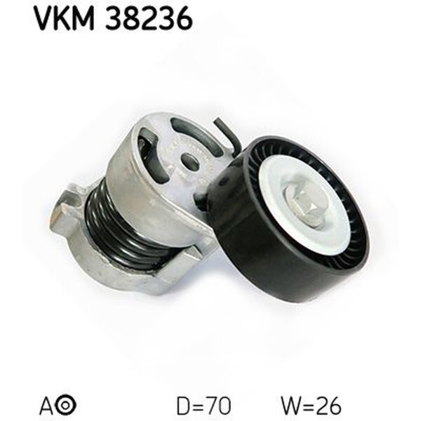 SKF VKM 38236 Riemenspanner, Keilrippenriemen
