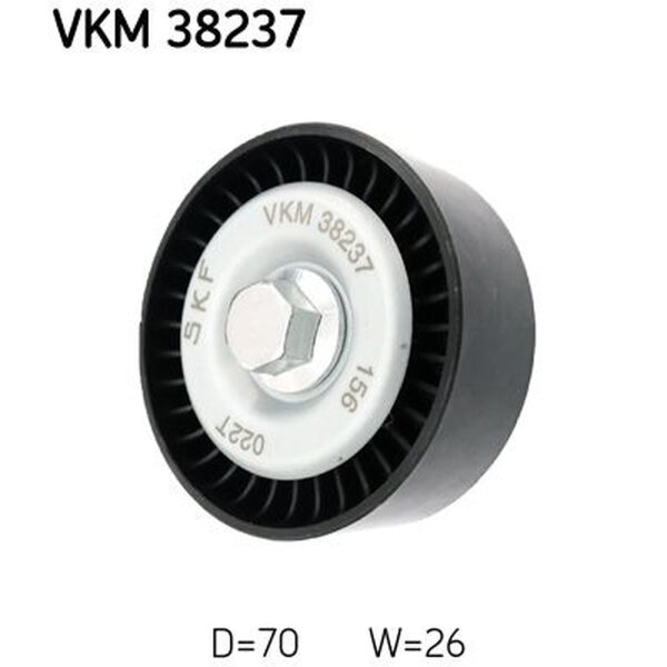 SKF VKM 38237 Umlenk-/Führungsrolle, Keilrippenriemen