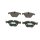 BOSCH 0 986 494 036 Bremsbelagsatz, Scheibenbremse