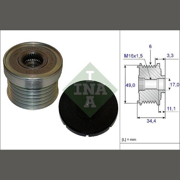 Schaeffler INA 535 0183 10 Generatorfreilauf