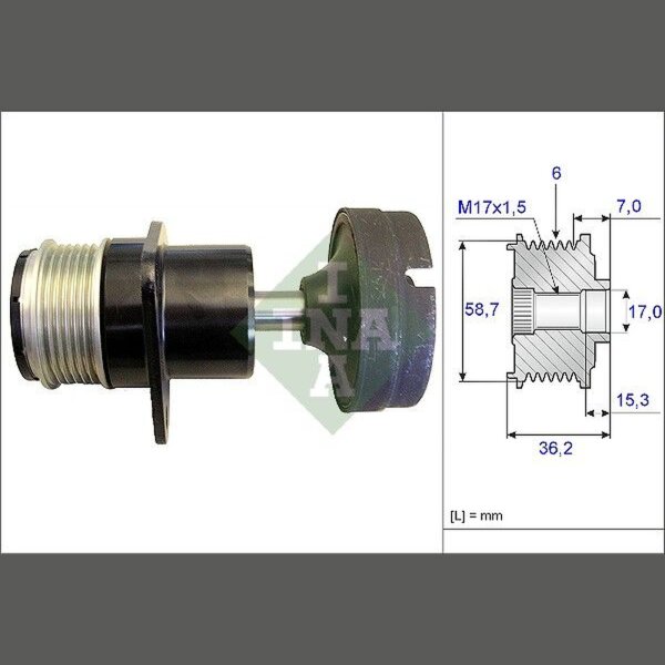 Schaeffler INA 535 0157 10 Generatorfreilauf