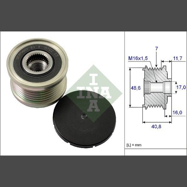 Schaeffler INA 535 0080 10 Generatorfreilauf