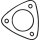 BOSAL 256-153 Dichtung, Abgasrohr