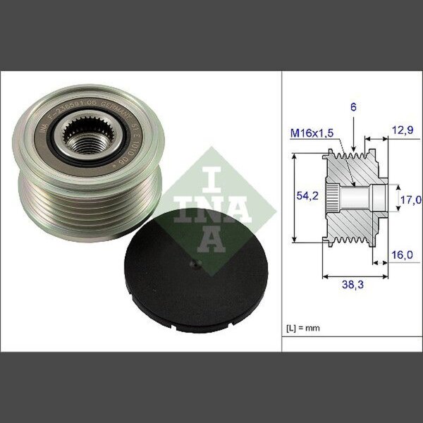 Schaeffler INA 535 0062 10 Generatorfreilauf