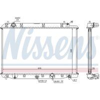 NISSENS 68602A Kühler, Motorkühlung