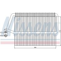 NISSENS 92162 Verdampfer, Klimaanlage
