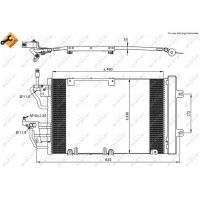 NRF 35633 Kondensator, Klimaanlage