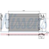 NISSENS 94663 Kondensator, Klimaanlage