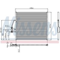 NISSENS 94274 Kondensator, Klimaanlage