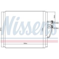 NISSENS 94529 Kondensator, Klimaanlage