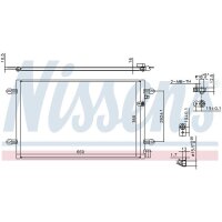 NISSENS 94695 Kondensator, Klimaanlage