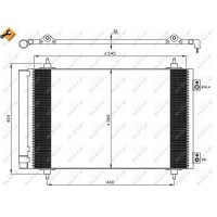 NRF 35844 Kondensator, Klimaanlage