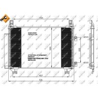 NRF 35653 Kondensator, Klimaanlage