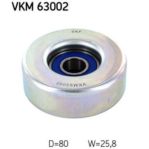 SKF VKM 63002 Umlenk-/Führungsrolle, Keilrippenriemen