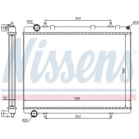 NISSENS 63601 Kühler, Motorkühlung
