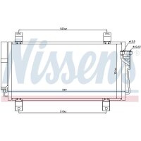 NISSENS 940032 Kondensator, Klimaanlage