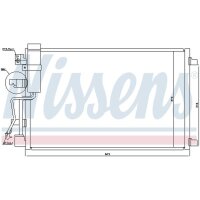 NISSENS 940041 Kondensator, Klimaanlage