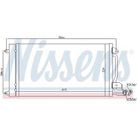 NISSENS 940093 Kondensator, Klimaanlage