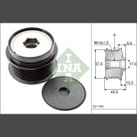 Schaeffler INA 535 0174 10 Generatorfreilauf